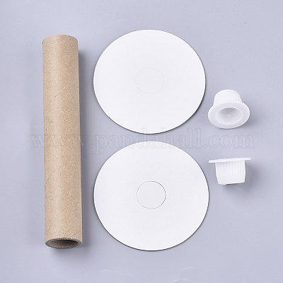 紙とプラスチックのスプール  ホイール  ホワイト  100x155mm&nbsp;TOOL-Q020-01B-1