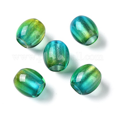 Painted Acrylic Beads&nbsp;OACR-Z010-03C-1