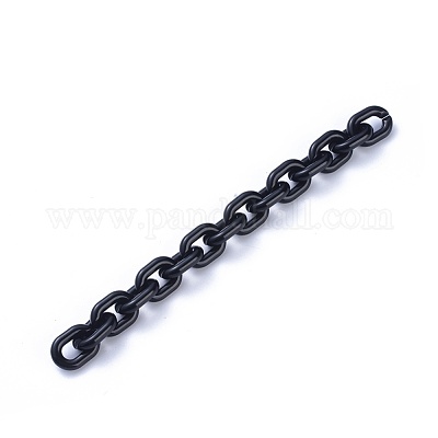 Acrylic Handmade Cable Chains&nbsp;AJEW-JB00527-02-1
