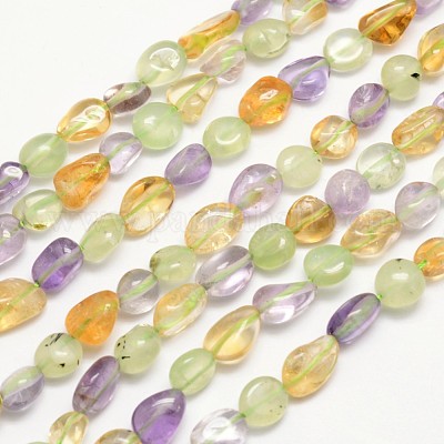 Natural Multi Color Quartz Bead Strands&nbsp;G-L459-17-1