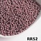 Opaque 6/0 Glass Seed Beads, Round, Rosy Brown, 6/0, 4mm, about 130pcs/10g
