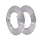 Aluminum Wire, Flat, Silver, 3x1mm, about 16.4 Feet(5m)/roll