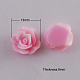 樹脂カボション  花  ミックスカラー  13x7mm&nbsp;CRES-B3699-M-2
