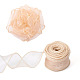 ポリエステルワイヤーリボン  ちょう結び用  花  ギフトデコレーション  ビスク  1-5/8インチ（40mm）  約10.00ヤード（9.14m）/ロール&nbsp;OCOR-TAC0035-13E-1