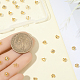 30Pcs Brass Ear Nuts&nbsp;KK-BBC0019-92G-3