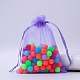 Rectangle Organza Drawstring Bags&nbsp;CON-PW0001-054B-23-1
