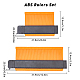 Abs定規セット  ソリッド測定用  ダークオレンジ  13.4x21.8~31.9x2.05cm  2個/セット&nbsp;TOOL-WH0019-97-2