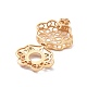 Brass Micro Pave Colorful Cubic Zirconia Locket Pendants&nbsp;KK-G390-29MG-5