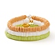 3Pcs 3 Styles Polymer Clay Heishi Beads Stretch Bracelets Sets&nbsp;BJEW-JB05920-3