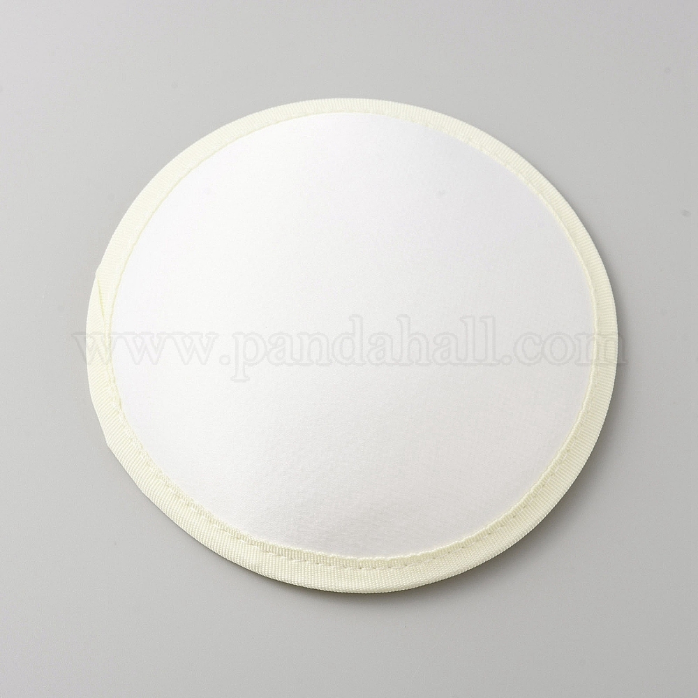 帽子用ポリエステル製ラウンドファシネーターハットベース ホワイト 130~135x2.5mmの通販 - PandaHall（パンダホール）