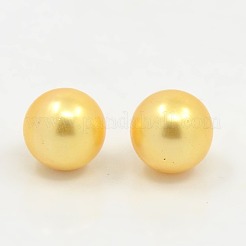 シェルパールビーズ  穴がない  ラウンド  ミックスカラー  12mm&nbsp;BSHE-D007-12mm-M