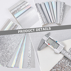 8 Sheets 4 Styles PU Leather Sheets&nbsp;DIY-CL0001-94