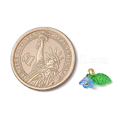 11Pcs Transparent Acrylic Flower Pendants&nbsp;PALLOY-JF03585