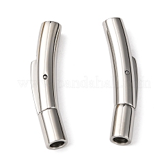 Tarnish Resistant Smooth Surface 304 Stainless Steel Bayonet Clasps&nbsp;STAS-N002-02-3mm