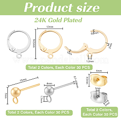 DIY Earring Making Finding Kits&nbsp;STAS-PH0007-05
