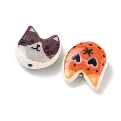 Spray Painted Alloy Beads&nbsp;FIND-Z109-01D