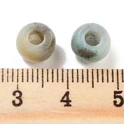 天然フラワーアマゾナイトビーズ  バレル  8~8.4x5~6.6mm  穴：2~3.2mm&nbsp;G-C134-03H