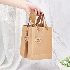 Rectangle Kraft Paper Bags with Handle&nbsp;CARB-NB0001-05