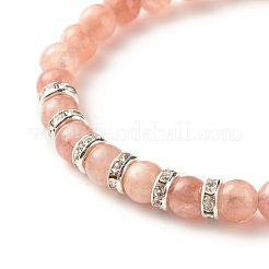 Natural Gemstone Stretch Bracelet with Calabash&nbsp;BJEW-JB07709