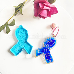 Ribbon Shape DIY Pendant Silicone Molds&nbsp;SIMO-PW0001-337