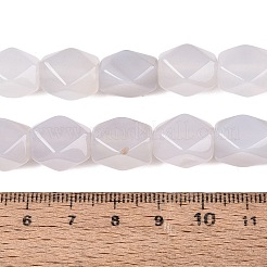 Natural White Agate Beads Strands&nbsp;GG-N361-06A-01
