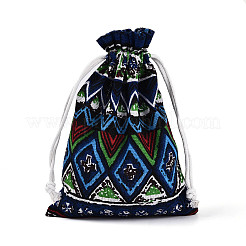 Ethnic Style Burlap Packing Pouches&nbsp;ABAG-N009-06C-02