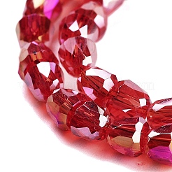 Electroplate Glass Beads Strands&nbsp;EGLA-D030-T4mm-B06