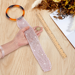 Sparkly Rhinestone Wine Bottle Bag&nbsp;AJEW-WH0609-899C