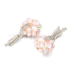 Handmade Polymer Clay Rhinestone Beads&nbsp;CLAY-Z006-02D