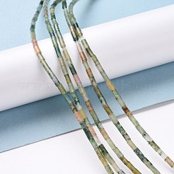 天然石インディアン瑪瑙ビーズ連売り  コラム  2x4~5mm  穴：0.9mm  約85個/連  15.28''（38.8センチメートル）&nbsp;G-G783-22