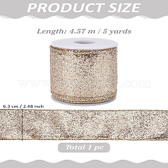 Polyester Glitter Powder Ribbon&nbsp;OCOR-LP0002-03