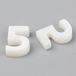 天然淡水シェルビーズ  トップドリルビーズ  数  10x7x3mm  穴：0.8mm&nbsp;SSHEL-R048-005-05