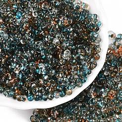 Spray Painted Glass Seed Beads&nbsp;SEED-T007-08A