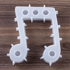 DIYキャンドルシリコンモールド  キャンドル作り用  音符  ホワイト  17.5x16x3.15cm&nbsp;LS-DIY-Q035-01C