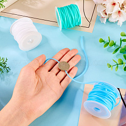 15m中空パイプPVC管状合成ゴムコード  プラスチックスプール3個付き。  ミックスカラー  2mm  穴：1mm  3色  5m /カラー&nbsp;RCOR-TA0001-21B