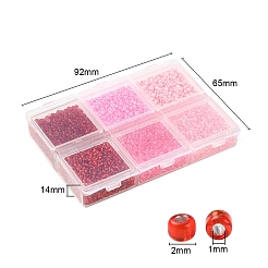 4500Pcs 6 Style 12/0 Glass Seed Beads&nbsp;SEED-YW0001-27B