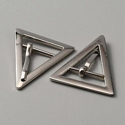 Zinc Alloy Center Bar Buckles&nbsp;FIND-WH0135-17C