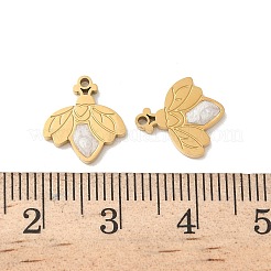 304 Stainless Steel Enamel Pendants&nbsp;STAS-I351-18G-01