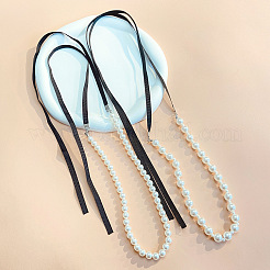 8mm Plastic Pearl Round Beaded Necklaces for Women&nbsp;WH-WG536FD-01