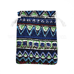 Ethnic Style Burlap Packing Pouches&nbsp;ABAG-N009-06C-02