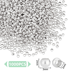 1000Pcs Brass Crimp Beads&nbsp;KK-UN0005-28S
