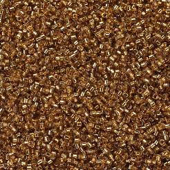 MIYUKIデリカビーズ  シリンダー  日本製シードビーズ  11/0  (db1201) シルバーラインマリーゴールド  1.3x1.6mm  穴：0.8mm  約2000PCS /ボトル  10 G /ボトル&nbsp;SEED-JP0008-DB1201