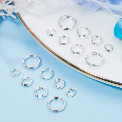 80Pcs 4 Styles Brass Split Rings&nbsp;KK-BBC0014-05