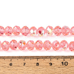 Transparent Glass Beads Strands&nbsp;EGLA-N016-8mm-09