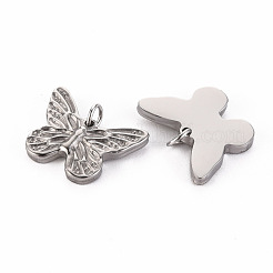 Non-Tarnish 304 Stainless Steel Pendants&nbsp;STAS-S116-117B-P