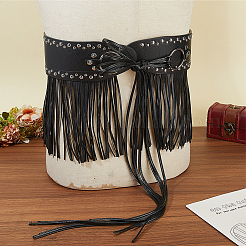 Punk Style PU Leather Metal Rivet Tassel Belly Belts&nbsp;FIND-WH20019-272