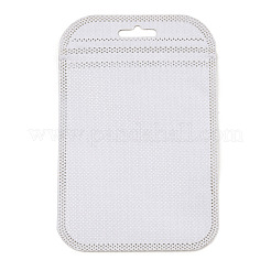 半透明のプラスチック製再封可能な包装袋  長方形  ゴールド  13x8.5x0.03cm&nbsp;OPP-Q006-03G