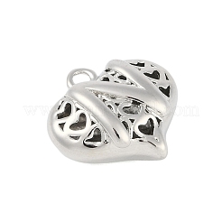 Hollow Brass Pendants for Valentine's Day&nbsp;KK-M289-03N-P