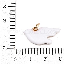 Brass Enamel Pendants&nbsp;ENAM-I087-03B