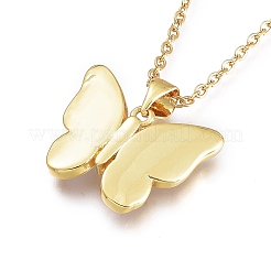 Brass Pendant Necklaces&nbsp;NJEW-L146-32